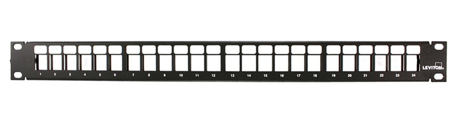 Leviton 49255-L48 48 port QuickPort Patch Panel with Magnifying