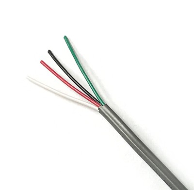 Genesis 22-Gauge 4-Conductor (22/4) Wire - Unshielded Stranded Cabling,  15-Foot Bag - Alarm Grid