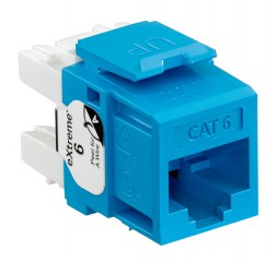 Leviton Cat6 Jack eXtreme 6+ QuickPort Snap-In Connector