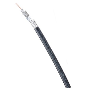 M660T-BVW Cable coaxial RG-6 60% Tri-Shield liso blanco